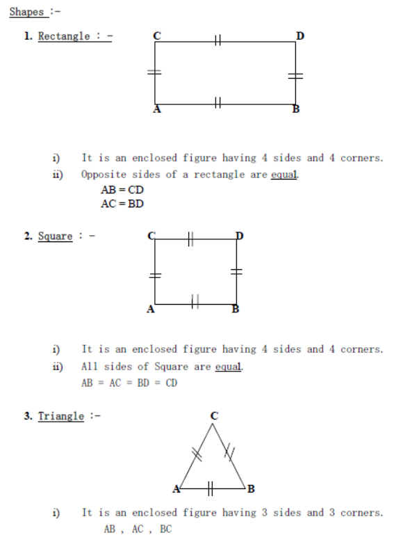 CBSE Class 2 Maths Shapes And Patterns Worksheet